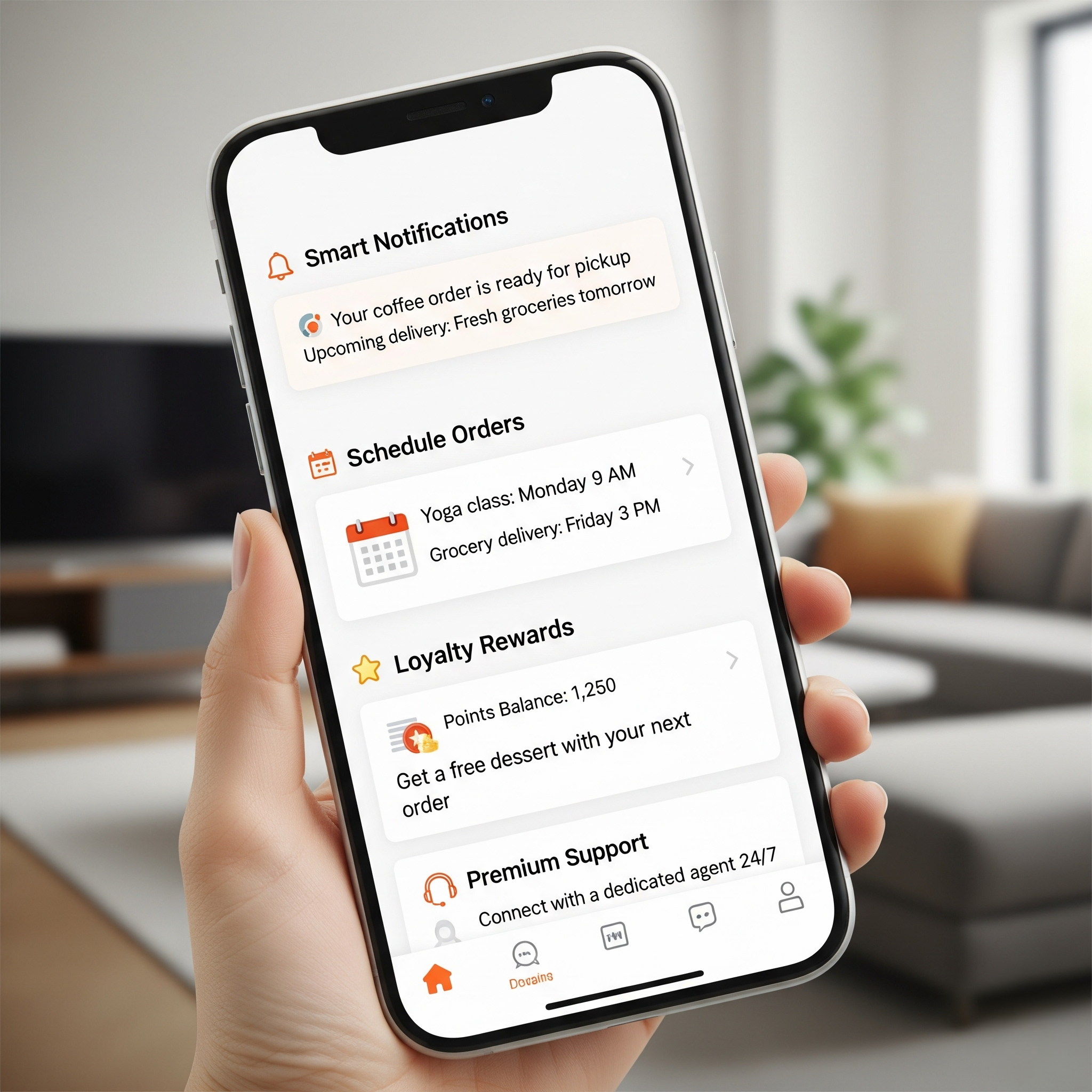 PD EATS App Interface